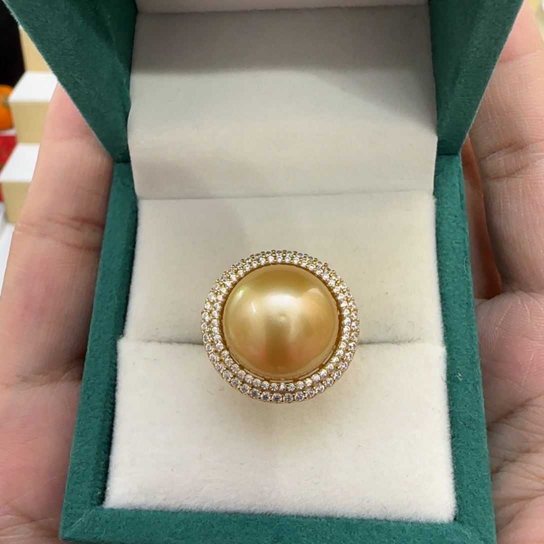 未镶嵌海水珍珠戒指