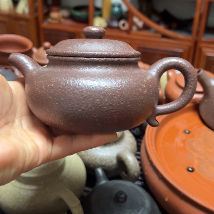 刘***杰紫砂茶壶宜兴原矿紫五彩