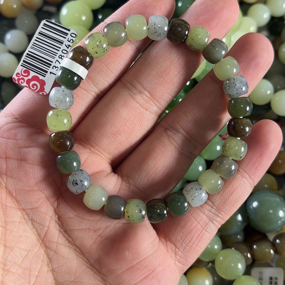 和田玉手链未镶嵌W238