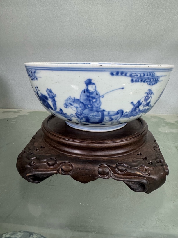 康，长亭送别传统题材面包碗