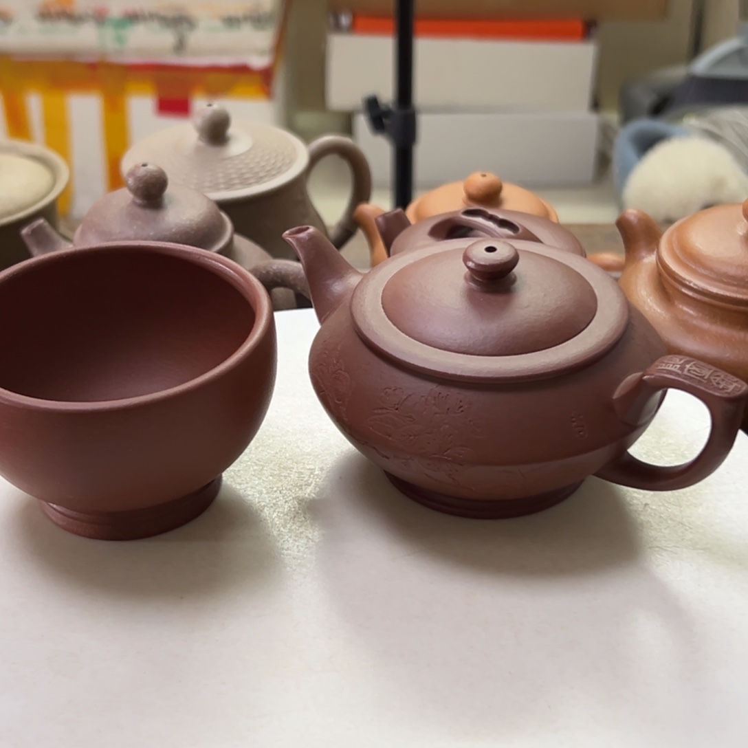 秋***风紫砂茶壶红皮龙汉云180