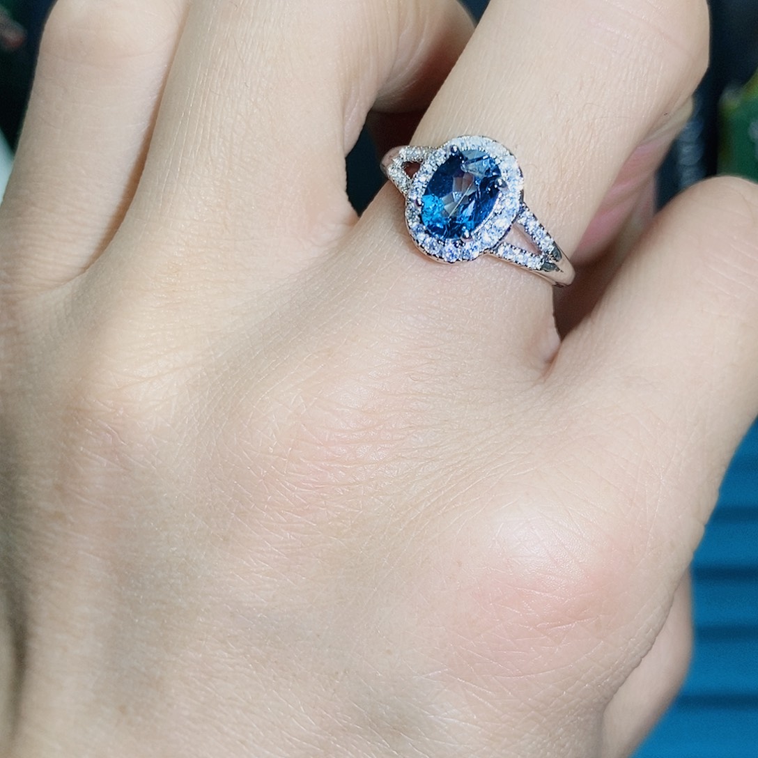 紫晶珠宝半成品银S925镶嵌