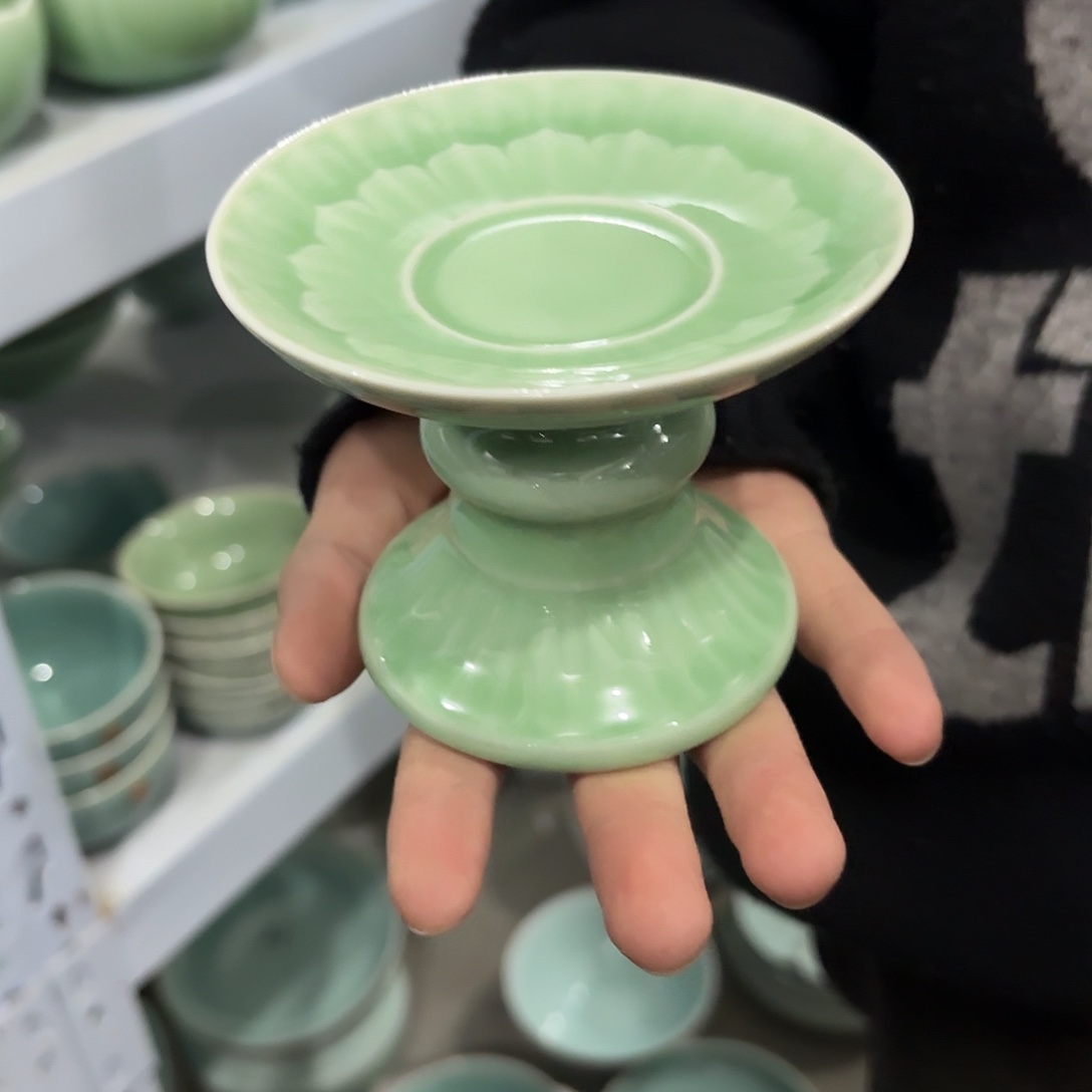 龙泉云间青瓷小米茶器