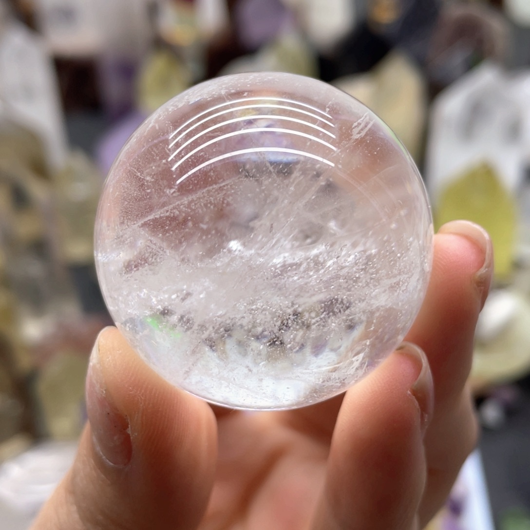 18未镶嵌水晶白水晶球