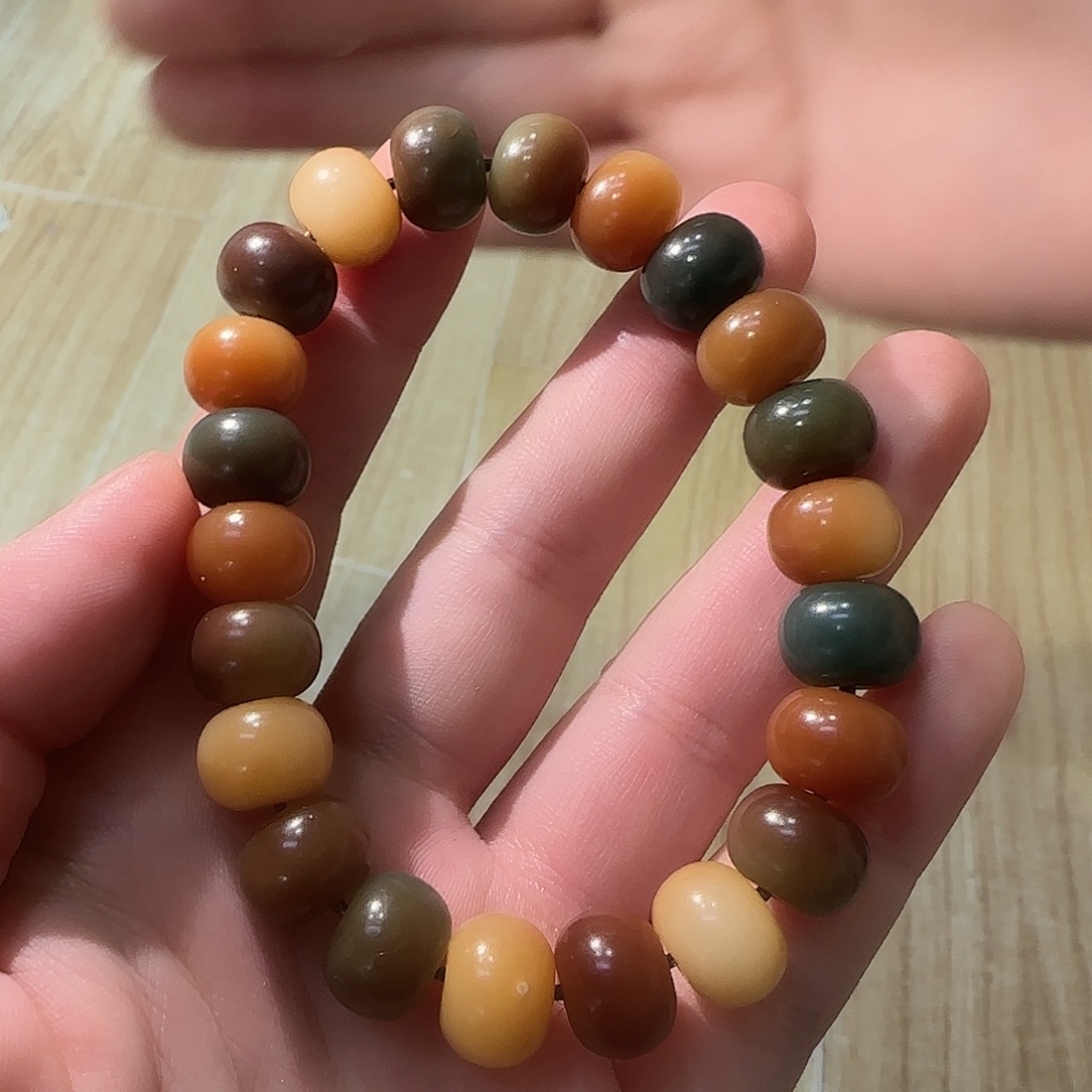 吊坠白玉菩提算盘珠菩提敦煌