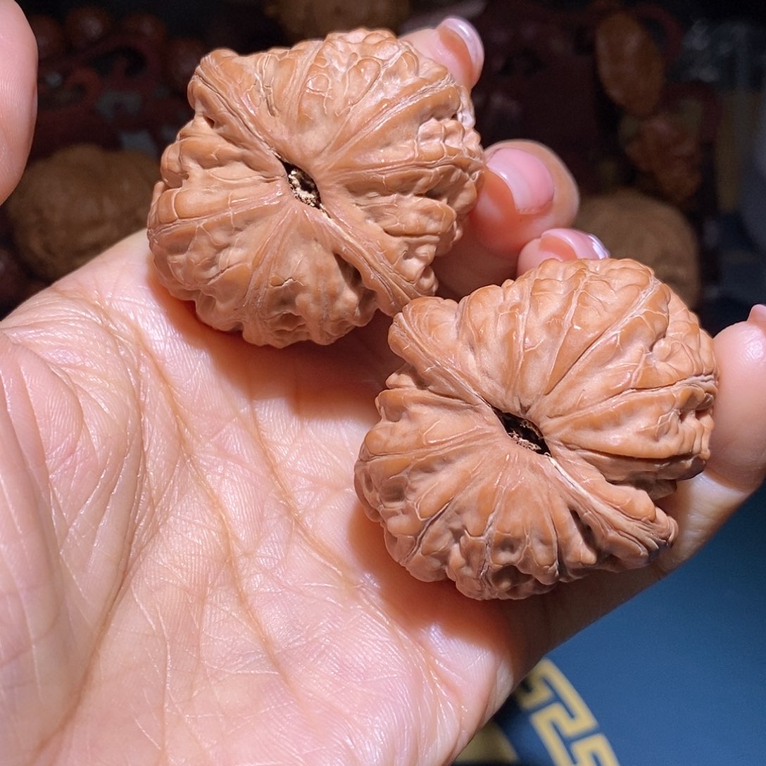 文玩核桃把件L*金元宝45全品