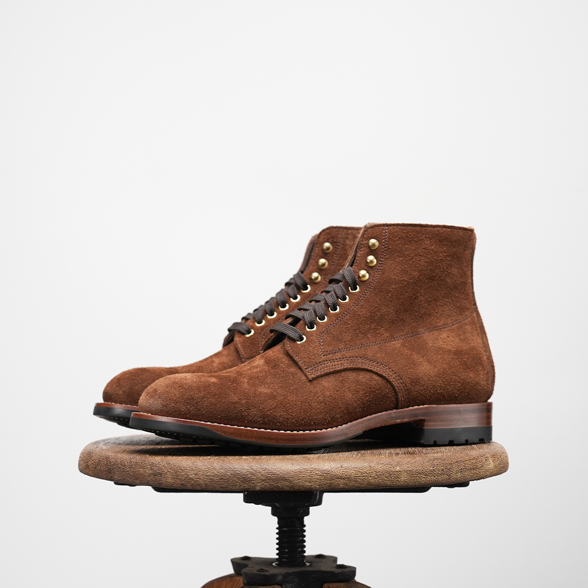 香蕉楦 英国进口CFS翻毛皮 M2406 经典款 无盖头 伞兵靴 固特异