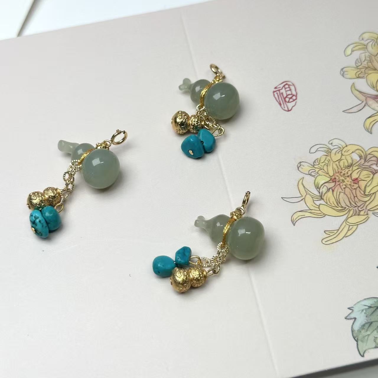 【Y30】和田玉葫芦万能扣多样性发其一