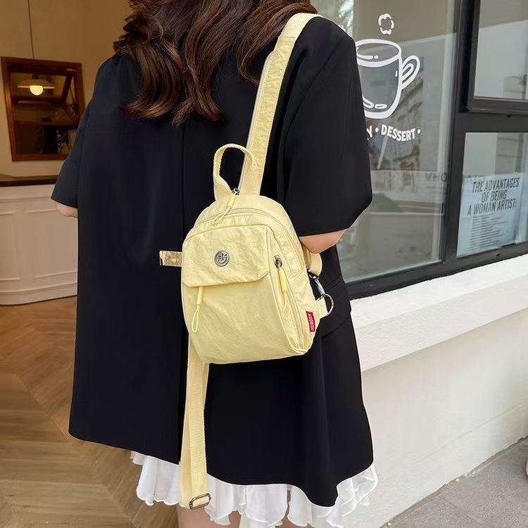 日式！迷你小包包牛津布双肩包女防水2025新款时尚百搭帆布小背包