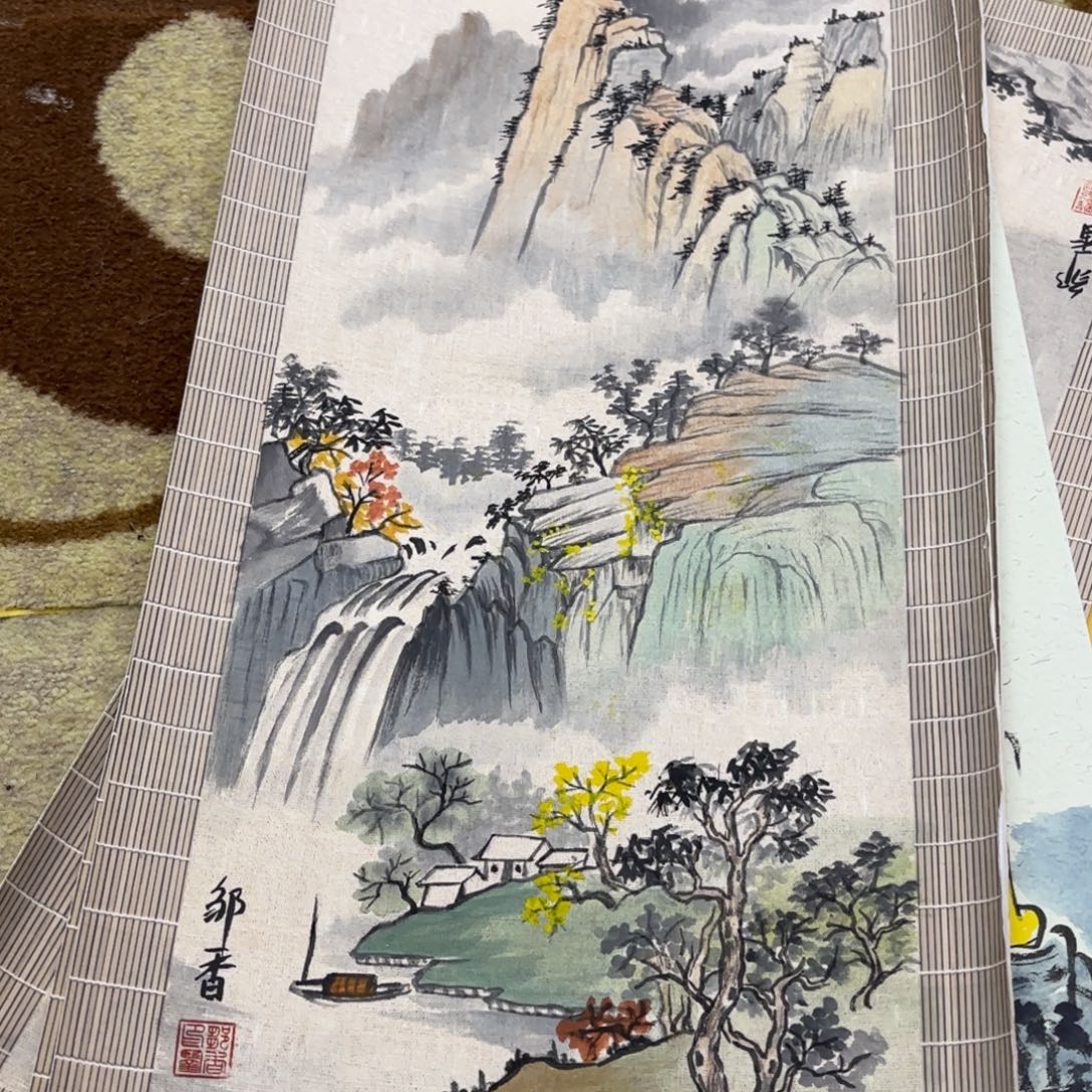 国画33-66卡纸作品艺