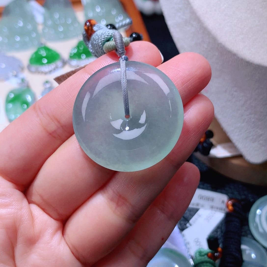 颈饰未镶嵌翡翠扣子34*6