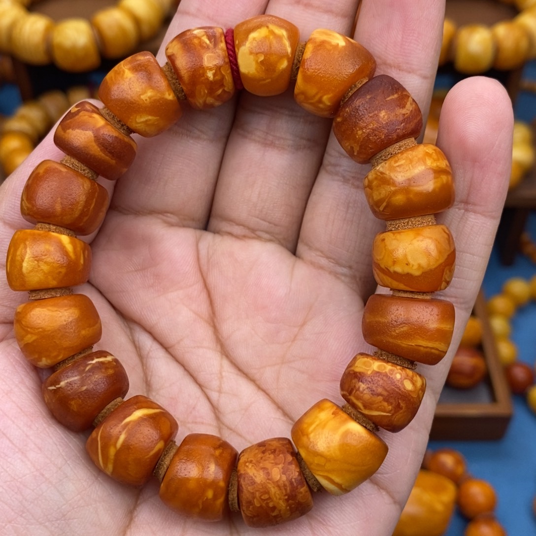 哈***弓琥珀未镶嵌珠宝奇石