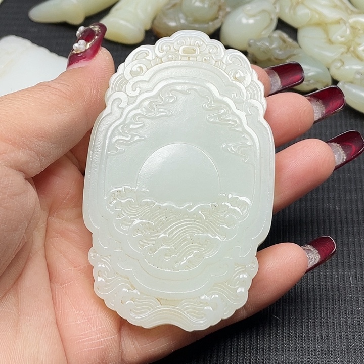 和田玉挂件未镶嵌鑫****@