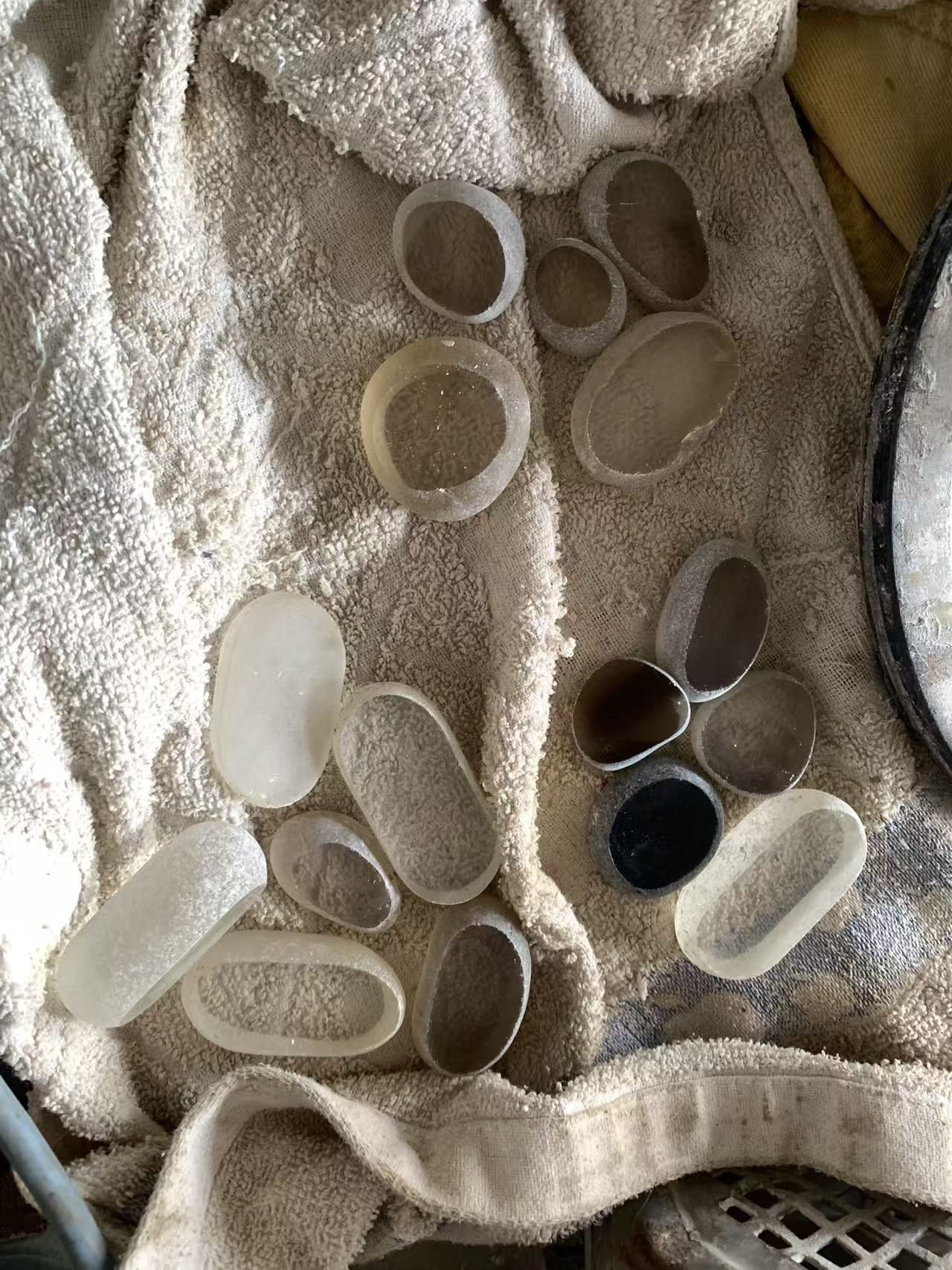 水冲料原石水晶挂坠复古项链