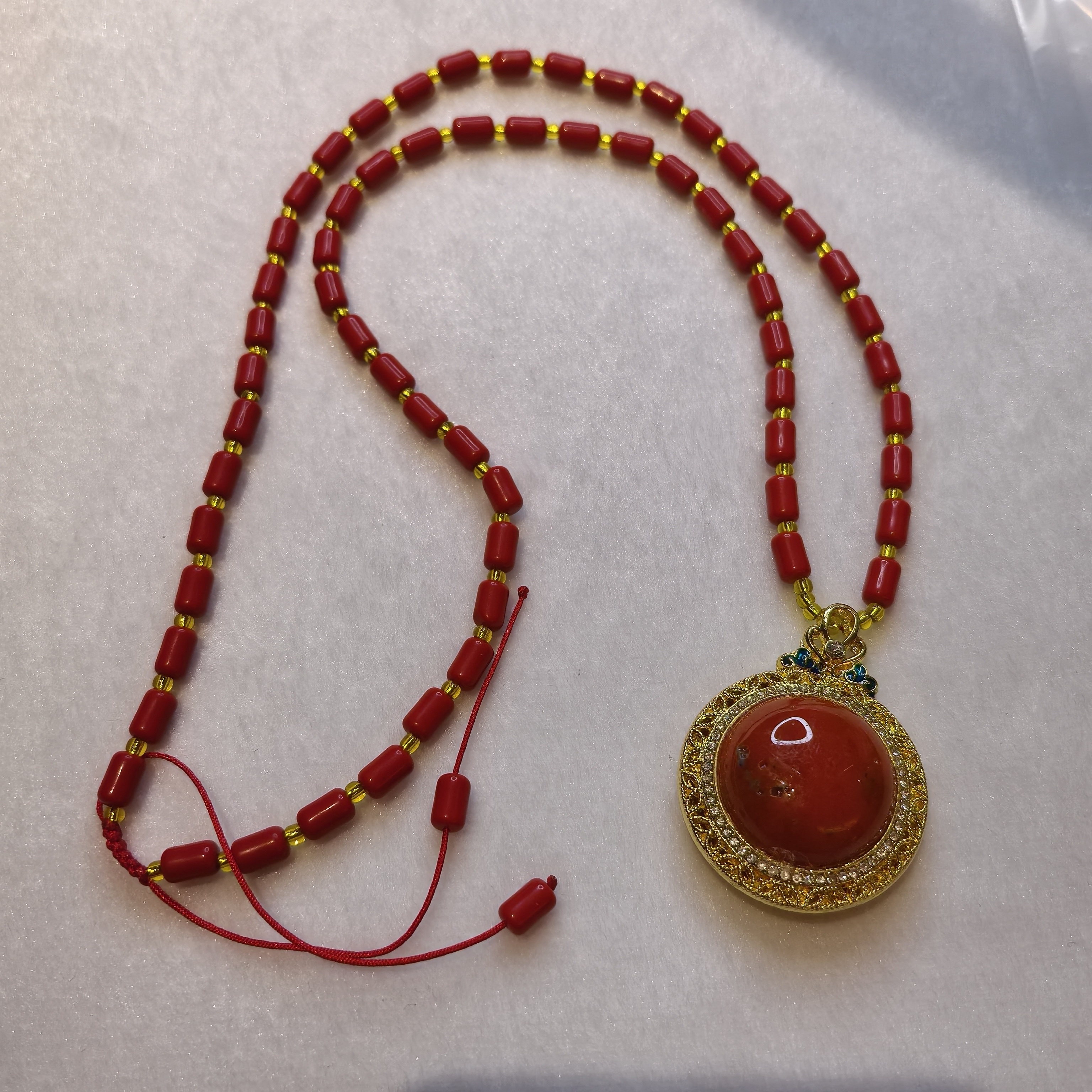 钛钢石英石项链 尚百搭女款