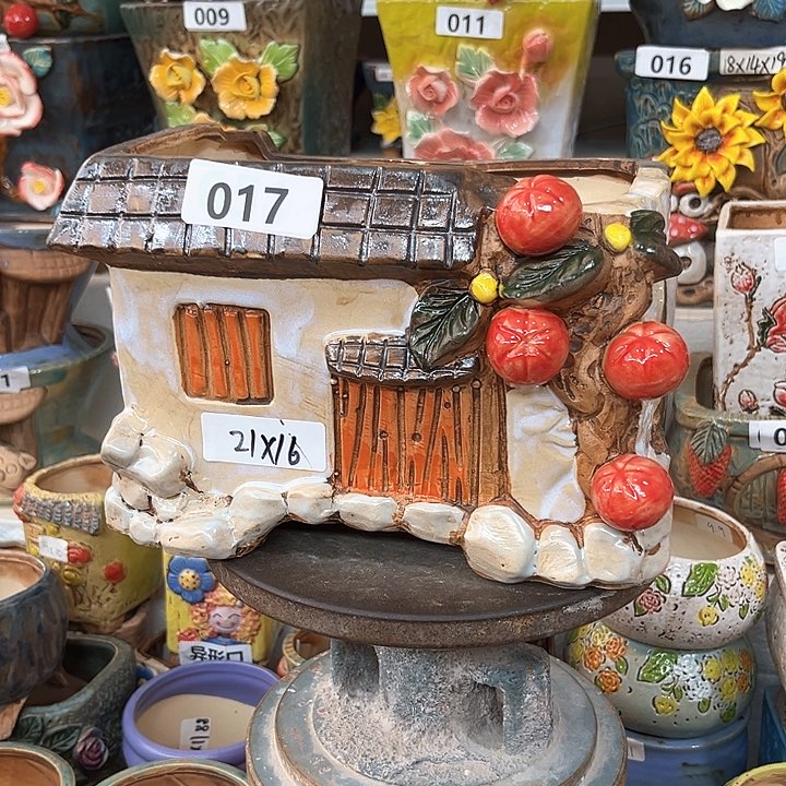 紫砂花盆粗陶材质多肉花盆