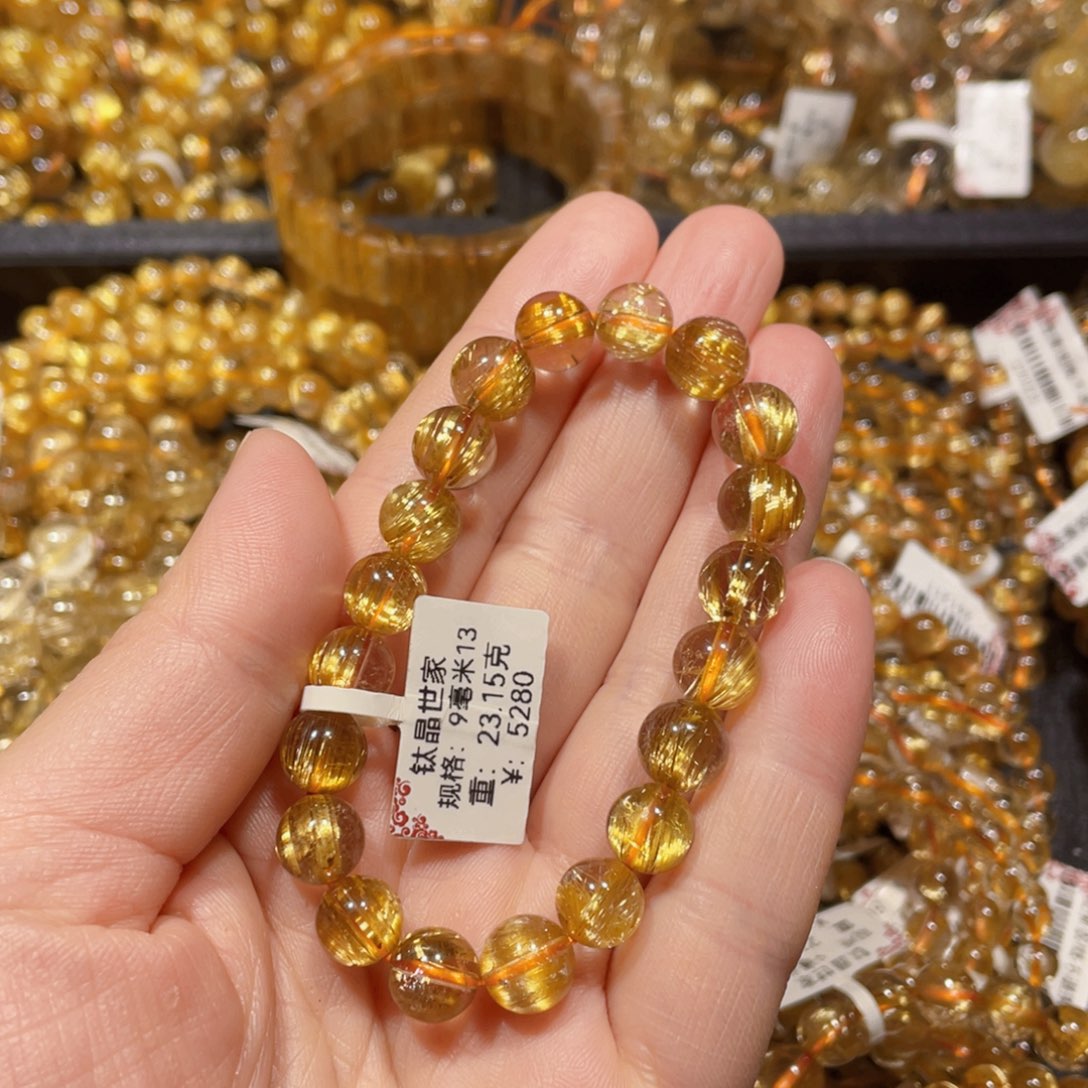 水晶手链未镶嵌四*天然水晶手链