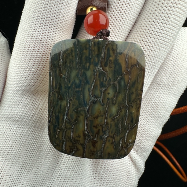 P4535天然猛犸牙 肥皂 无事牌 30*39*17mm支持鉴定 假一罚四