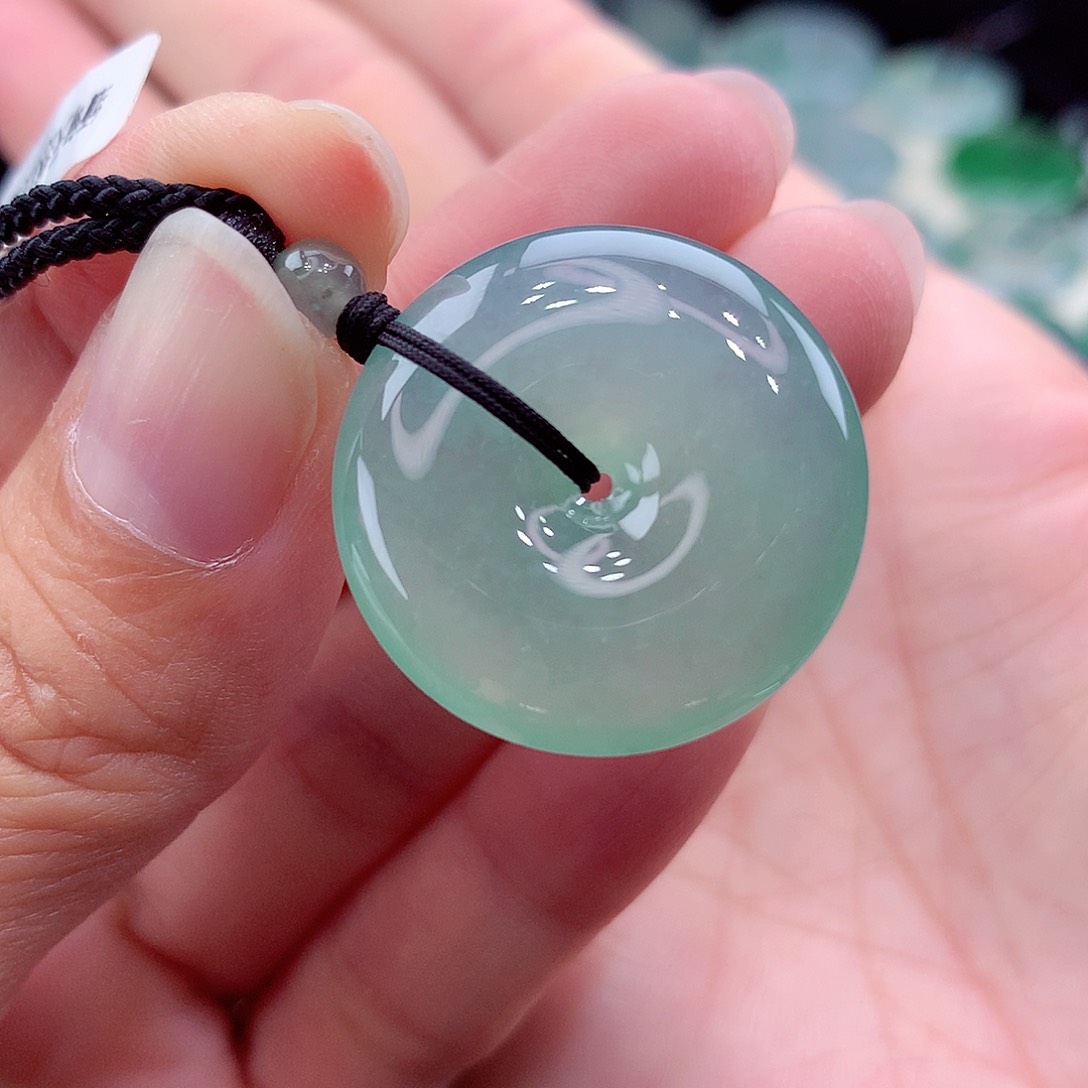 颈饰未镶嵌翡翠编号18尺寸25.4-6.1