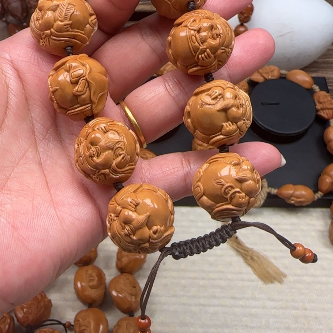 橄榄核手串&**&橄榄手工制作工艺
