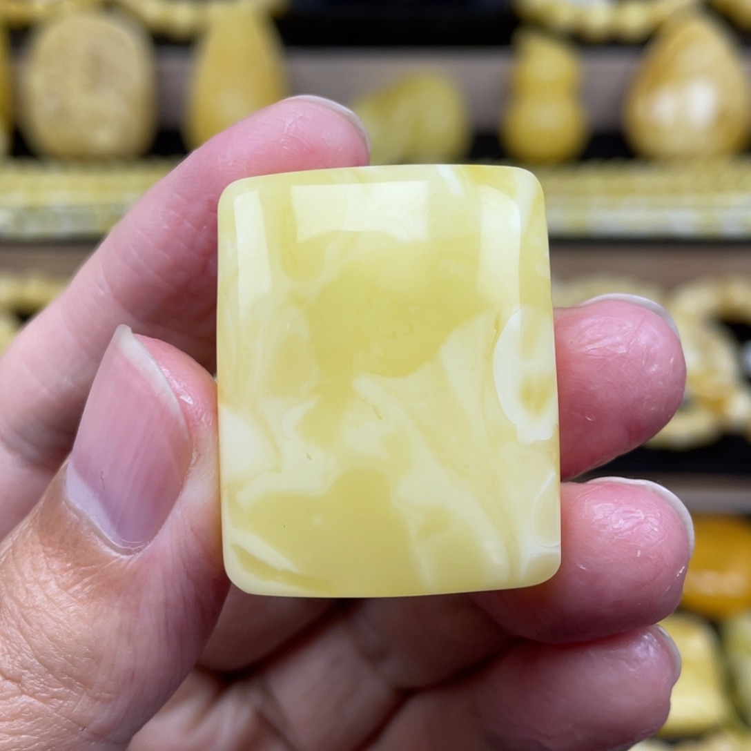 琥珀裸石未镶嵌琥珀蜜蜡