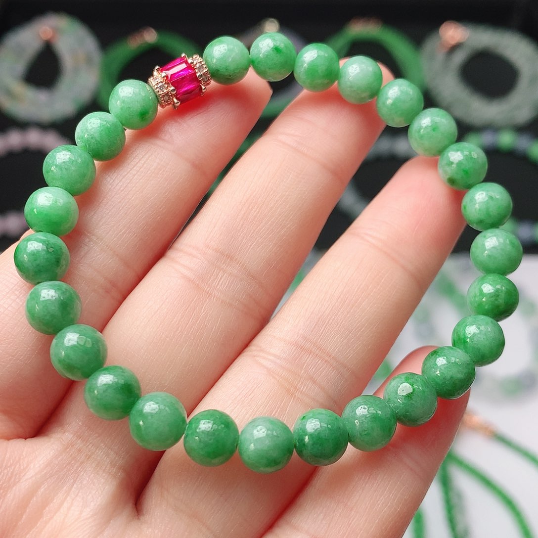 翡翠未镶嵌手链翡翠