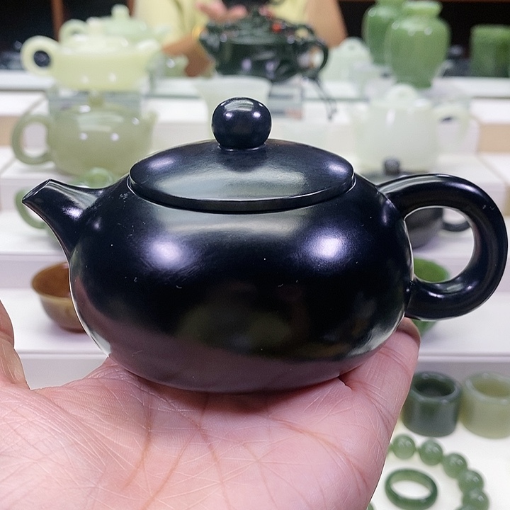 未镶嵌和田玉挂件茶壶180m l