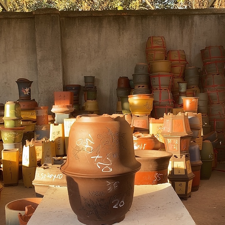 紫砂花盆紫砂花盆