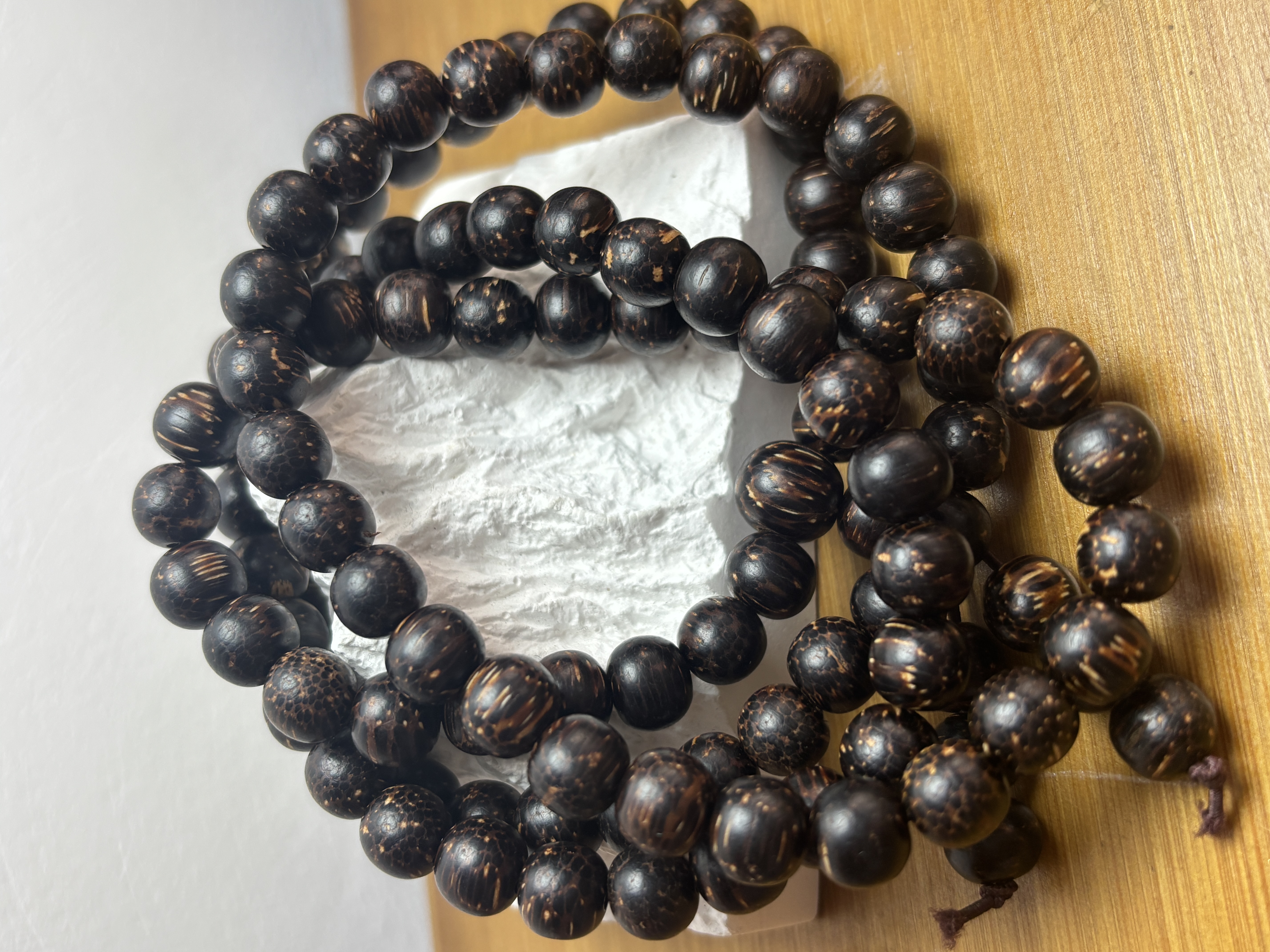 增香沉香木【福瀚】cx黑多圈手串