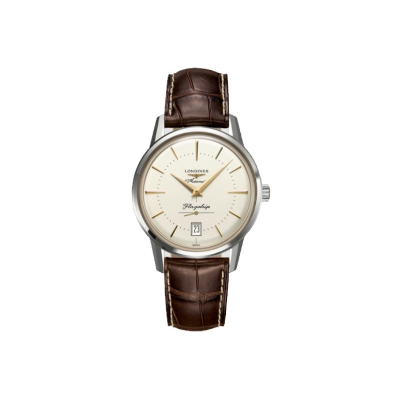 99新 Longines/浪琴 经典复古机械男士腕表38.5mm奢华设计