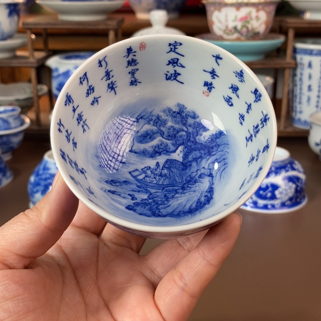 景德镇陶瓷手工手绘