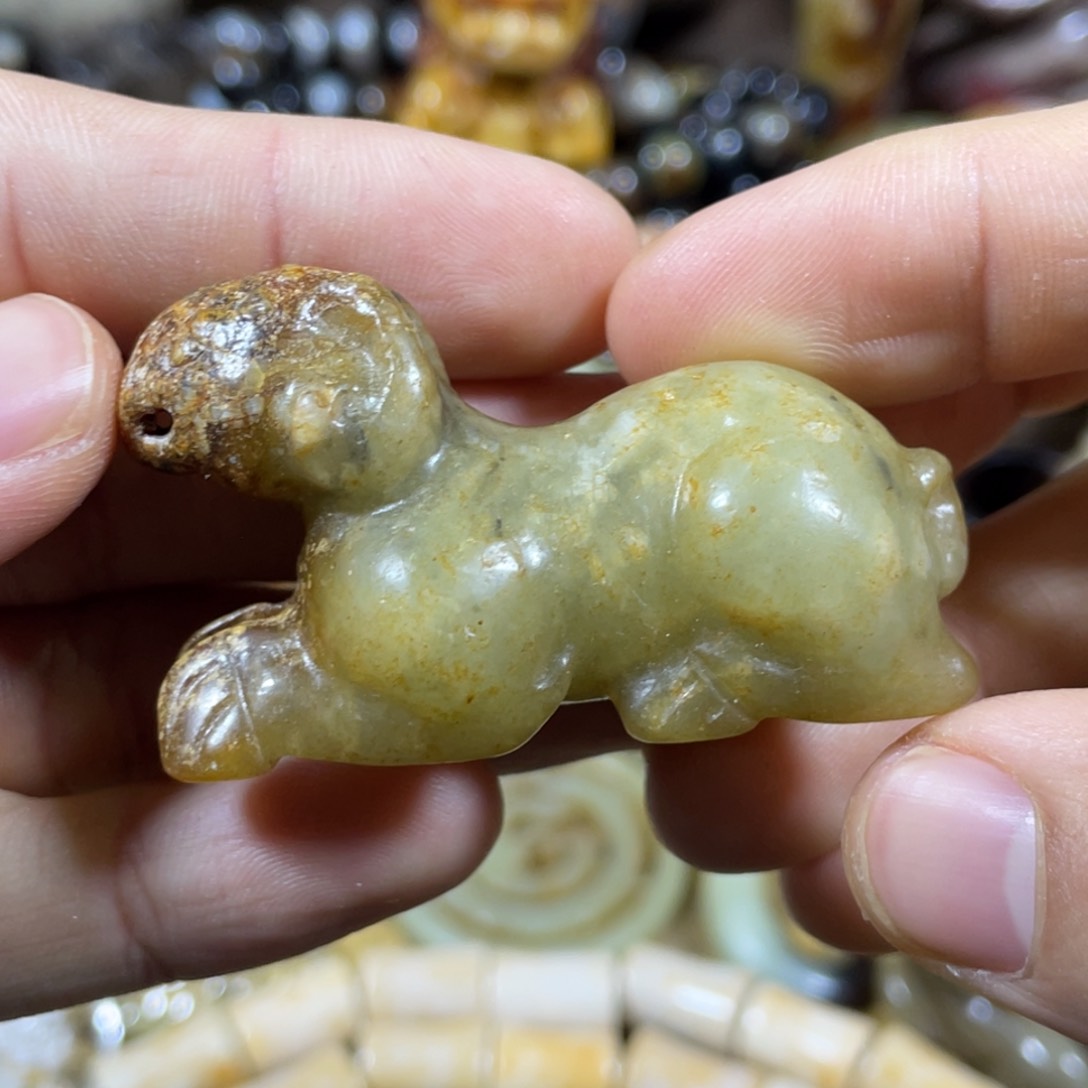 和田玉未镶嵌吊坠(不含链)