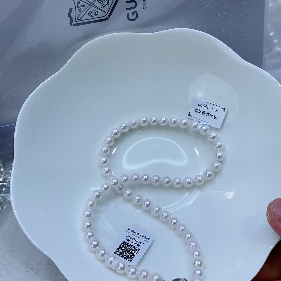 海水珍珠颈饰银S925镶嵌