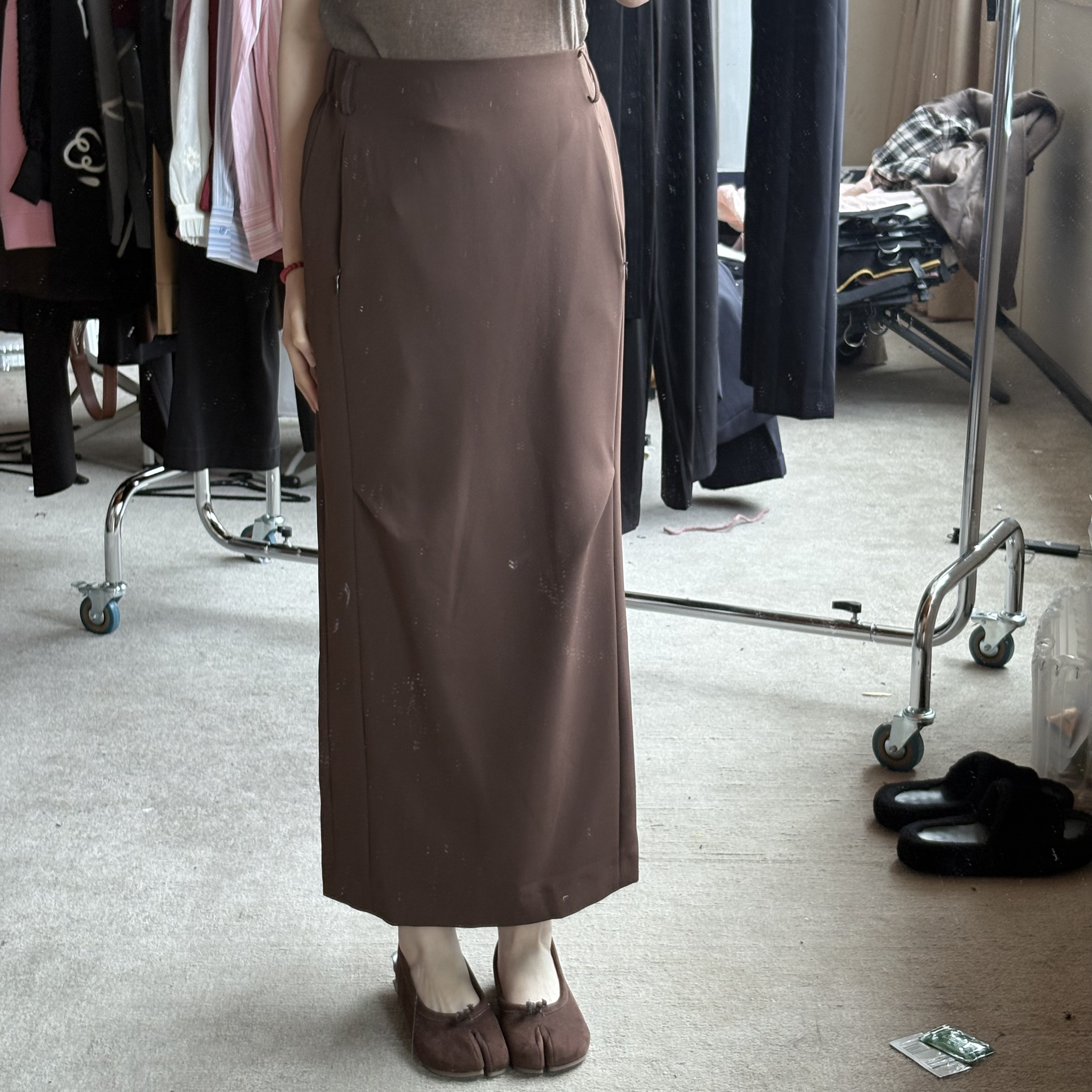 D30550南油爆款直筒半身裙