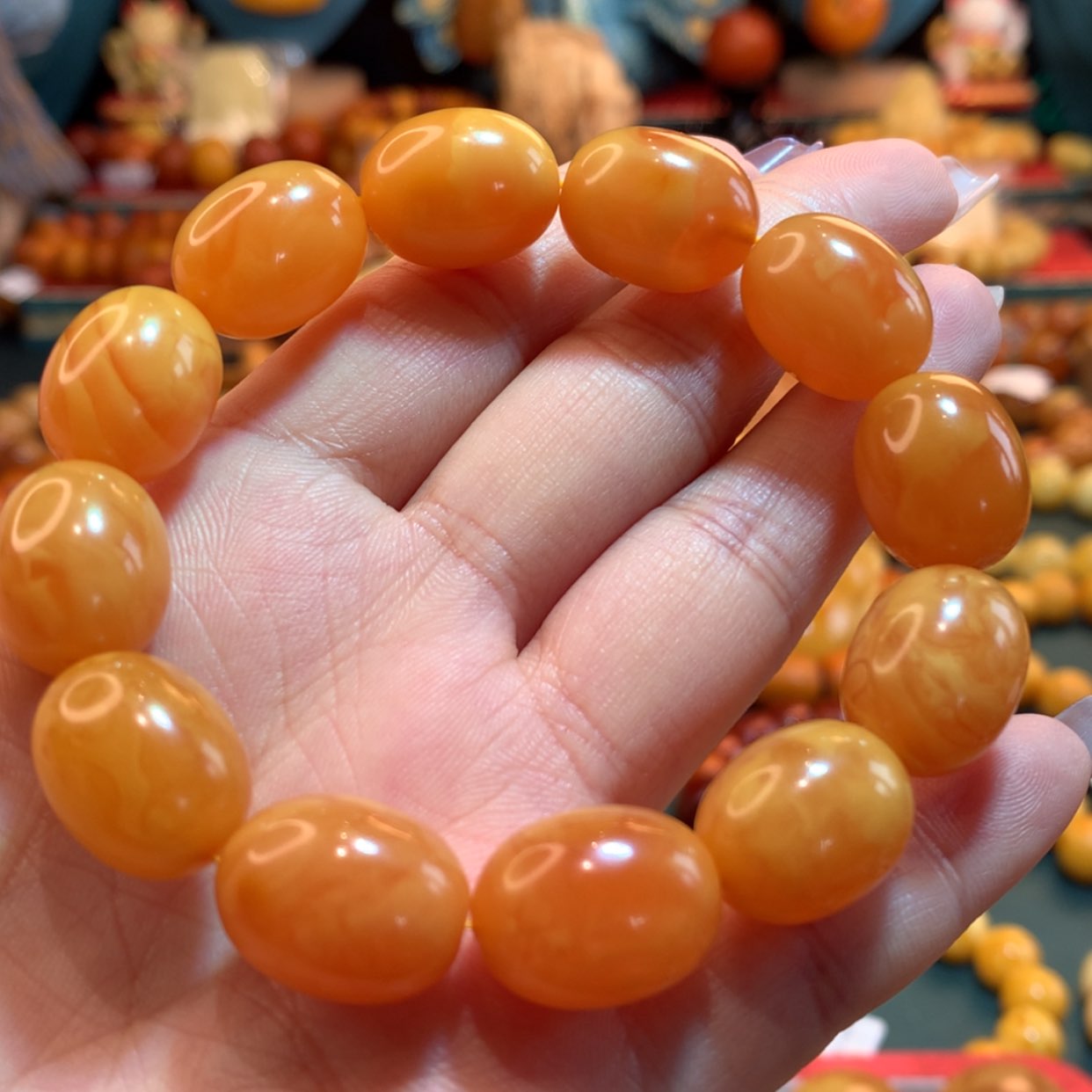 【闪购商品】蜜蜡手串未镶嵌蜜蜡手串