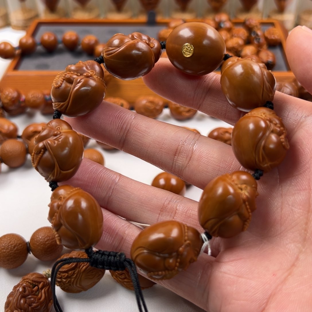 橄榄核手串/手链，弥勒佛，粉丝团能优惠