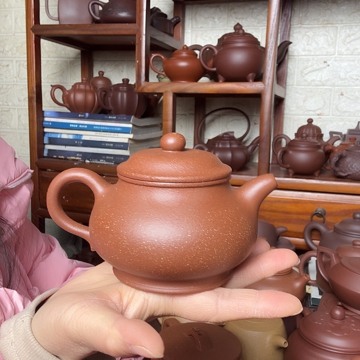 紫砂茶壶潘壶280cc精工半乎