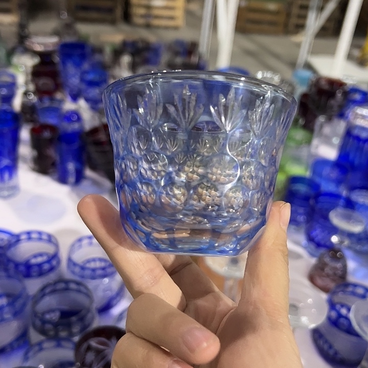 平底款水晶玻璃微瑕一个