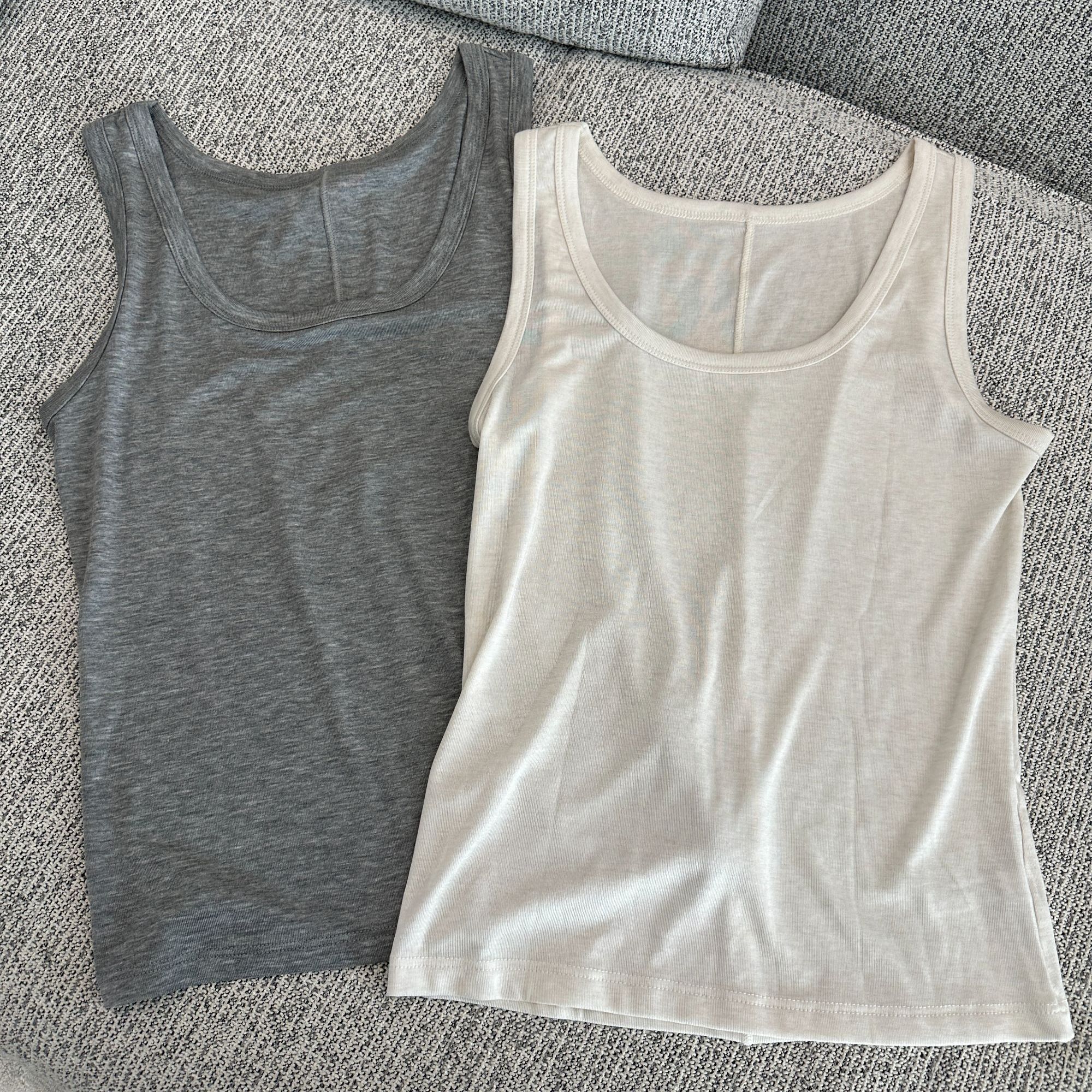 FZ春夏｜两色 百搭弹力亲肤背心