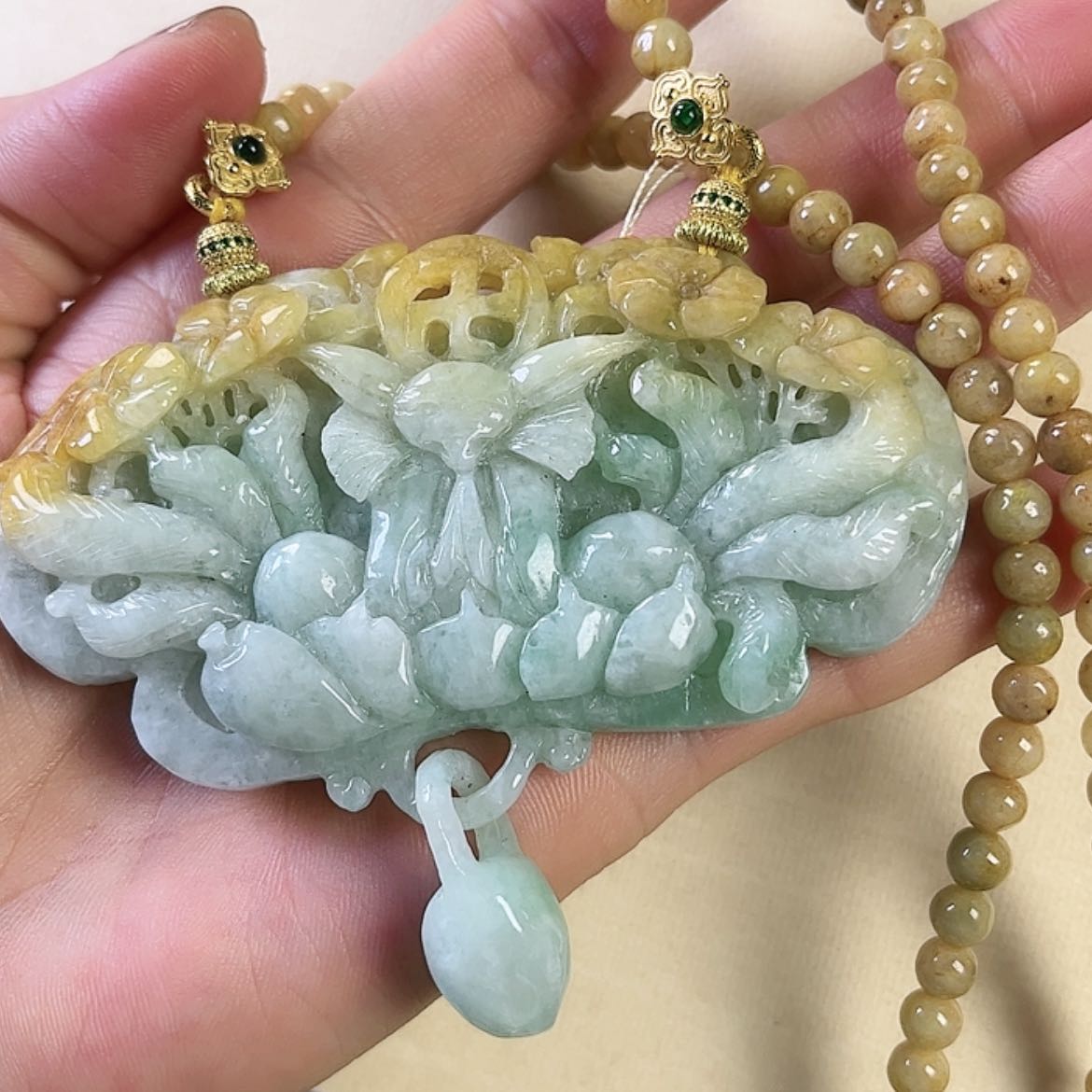 【闪购商品】翡翠颈饰未镶嵌挂件