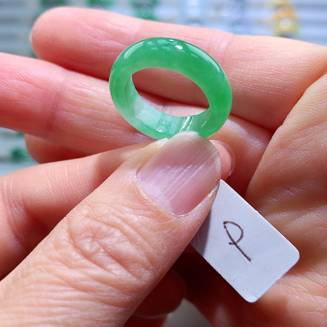 翡翠戒指未镶嵌9号