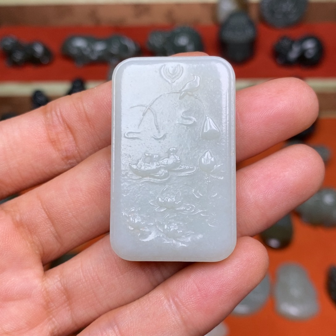 和田玉颈饰未镶嵌