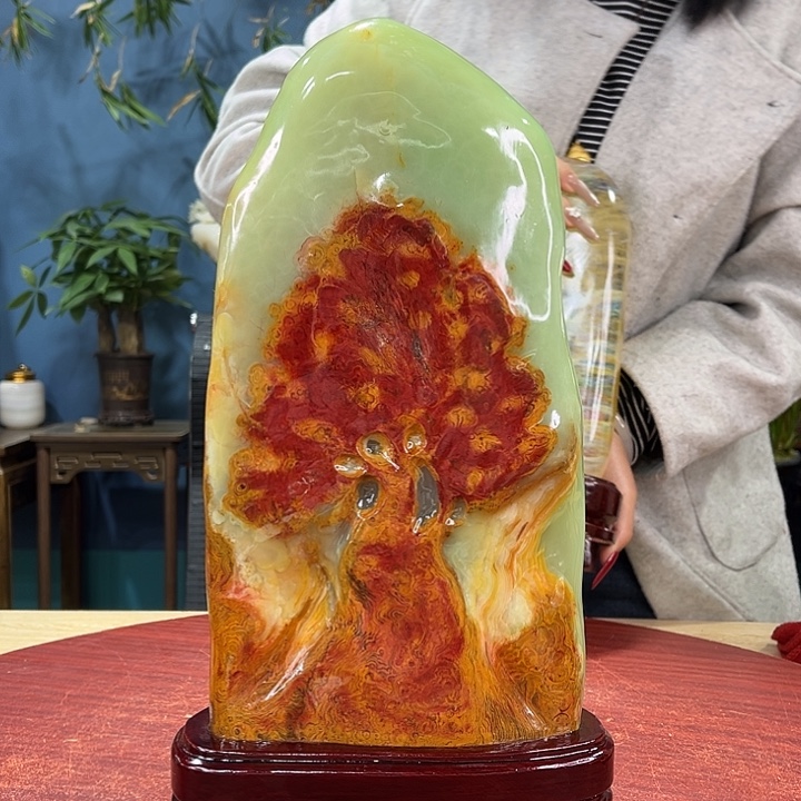 石材天然奇石摆件