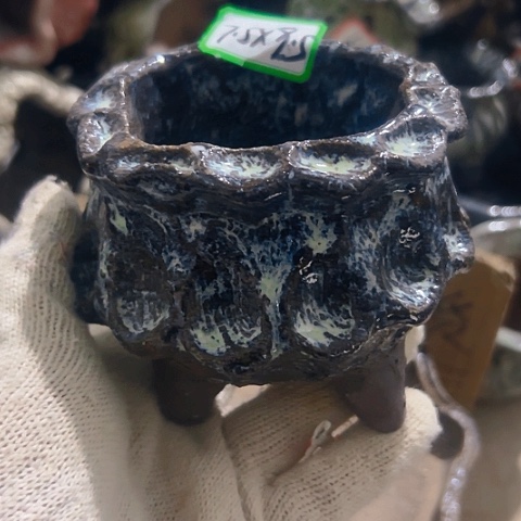 红陶粗陶花盆手工