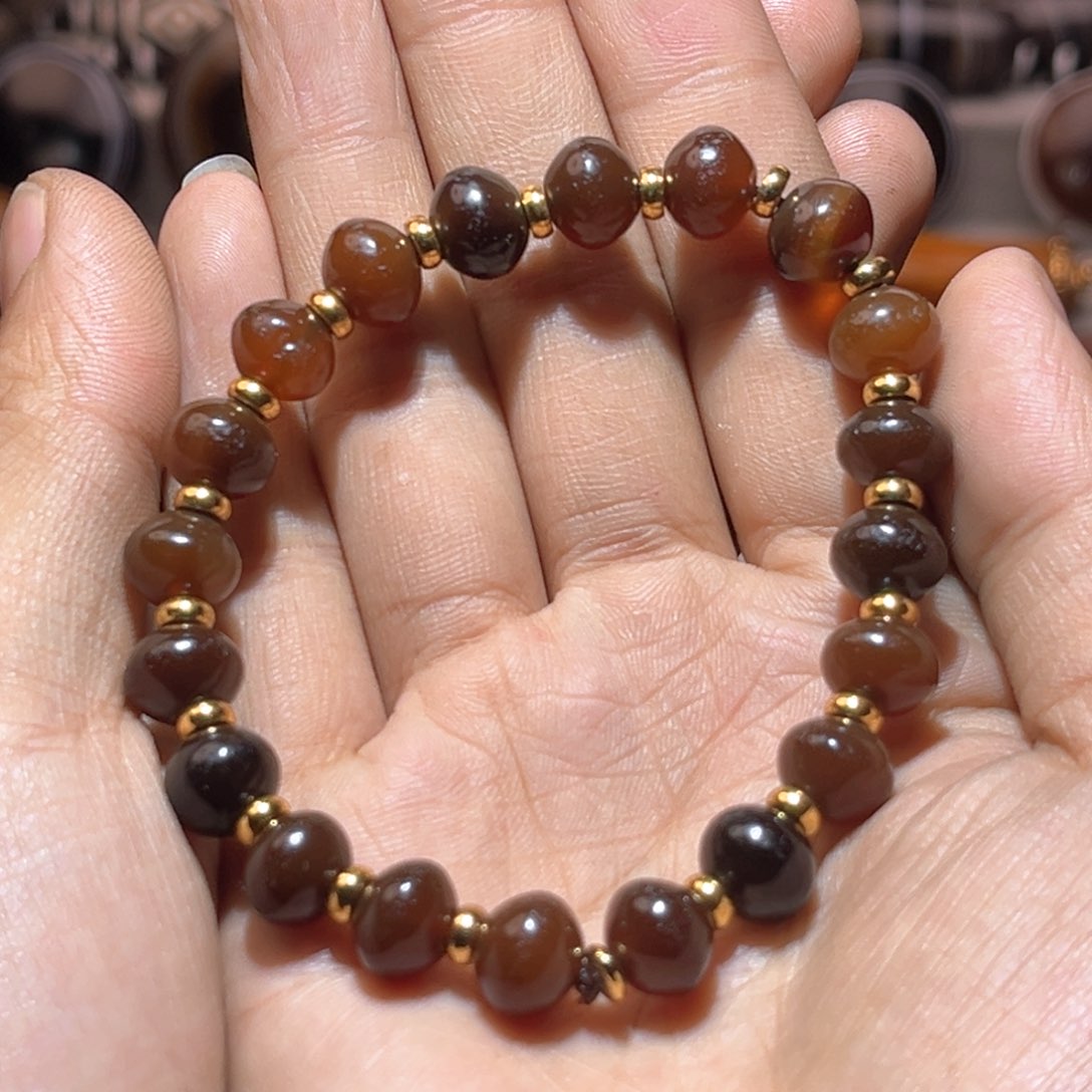 玛瑙/玉髓单珠未镶嵌