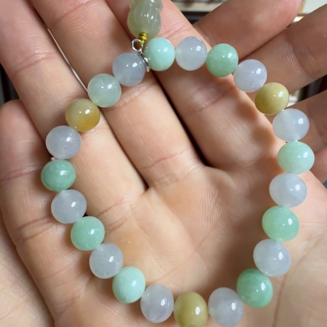 翡翠未镶嵌手串8mm左右