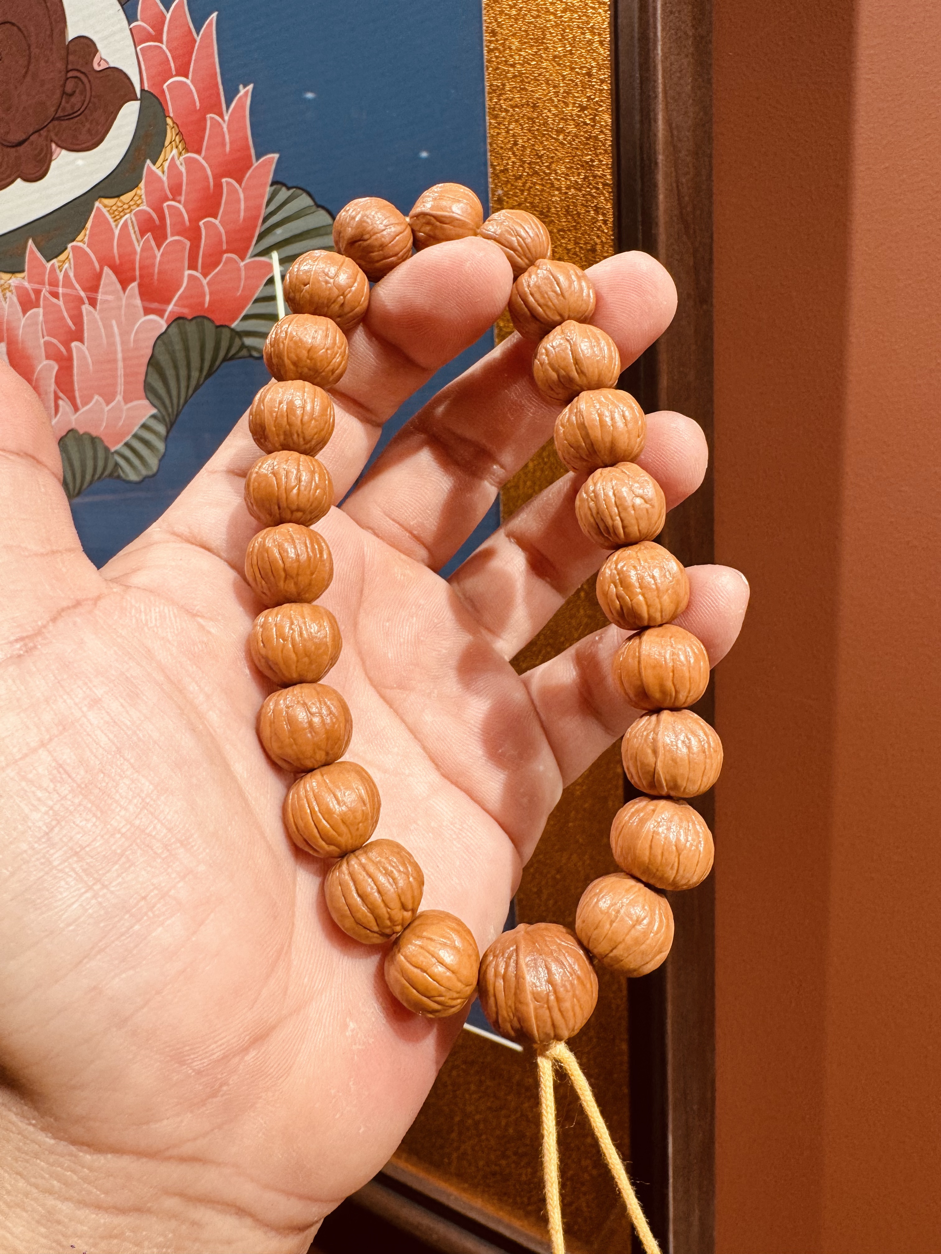 原皮双鳍南瓜猴头手持 尺寸约13mm+