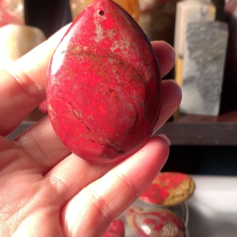 昌化石昌化鸡血石随形