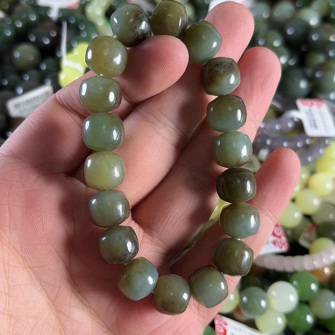 和田玉手链未镶嵌W5