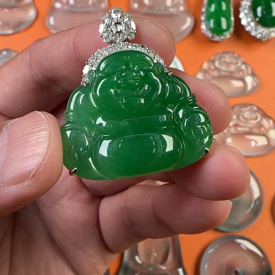 定制翡翠未镶嵌天然